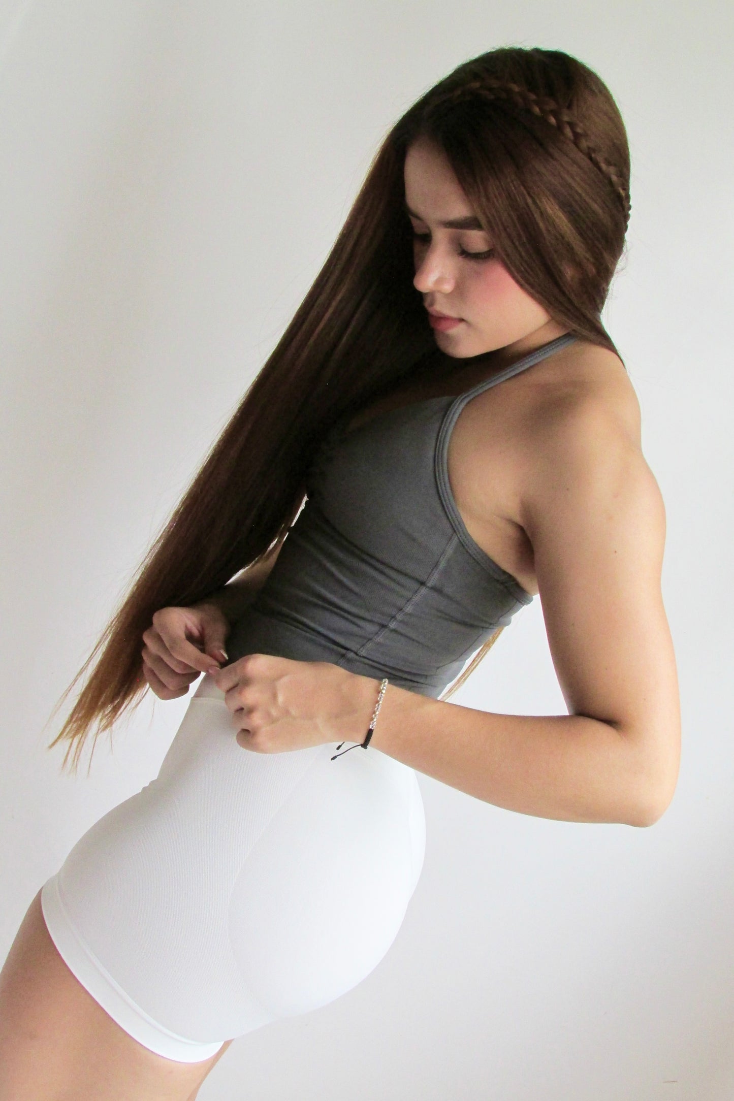 Blusa Fit Gris