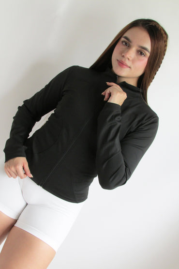 Jacket Fit Negro