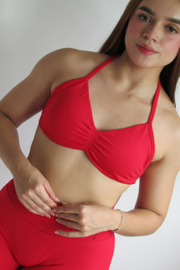 Top Mariposa Rojo