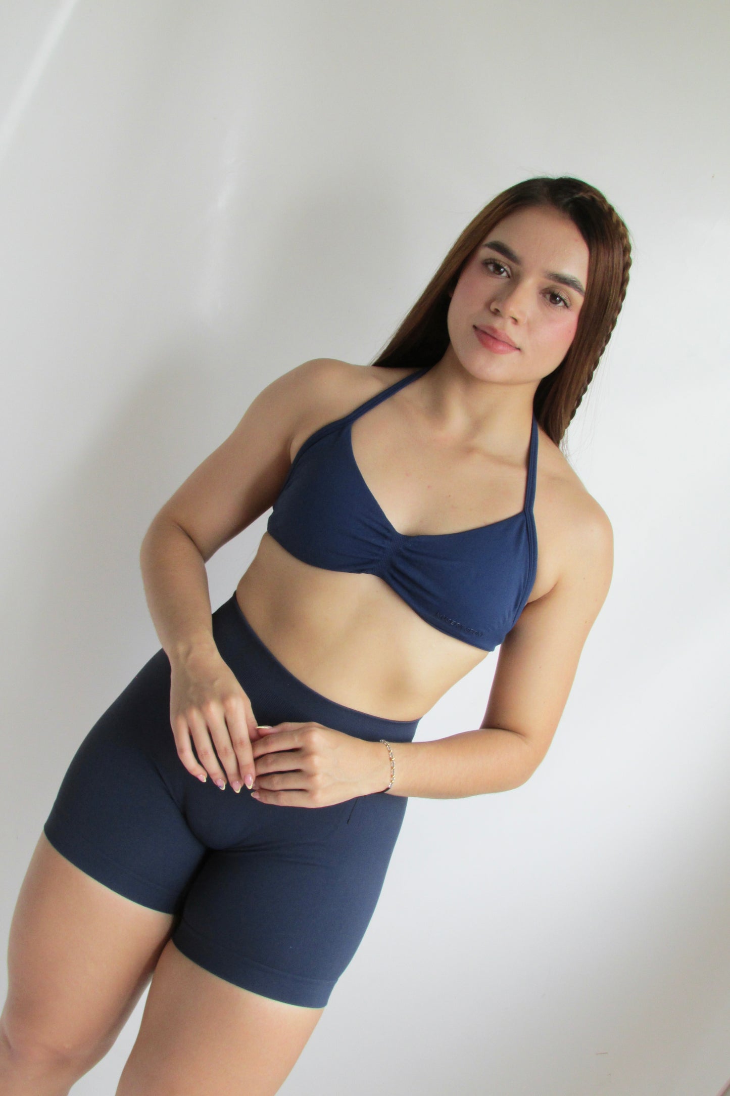 Short Tendencia Azul Marino