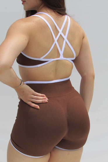 Set Lineas Short Café