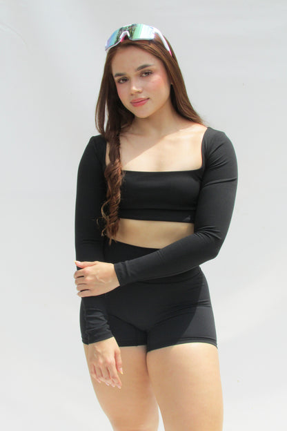 Set Marie Short Negro