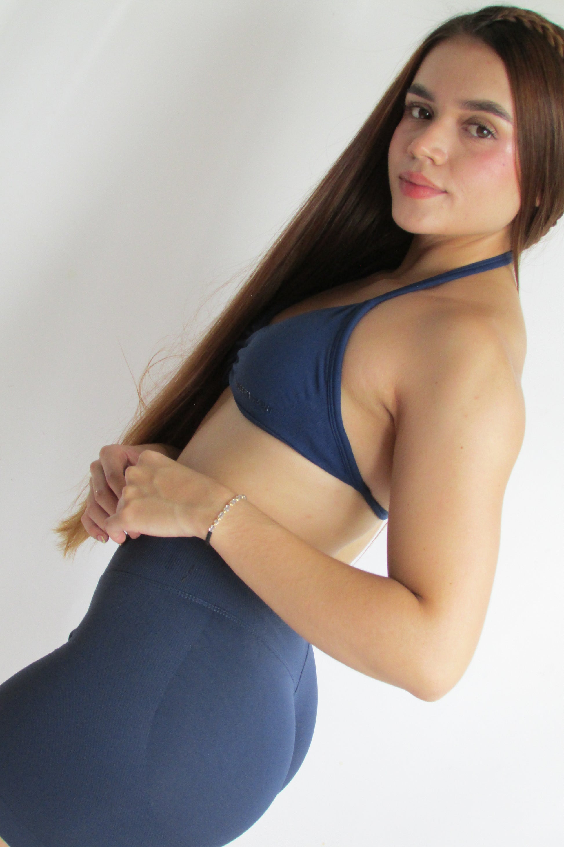 Top Bruna Azul Marino