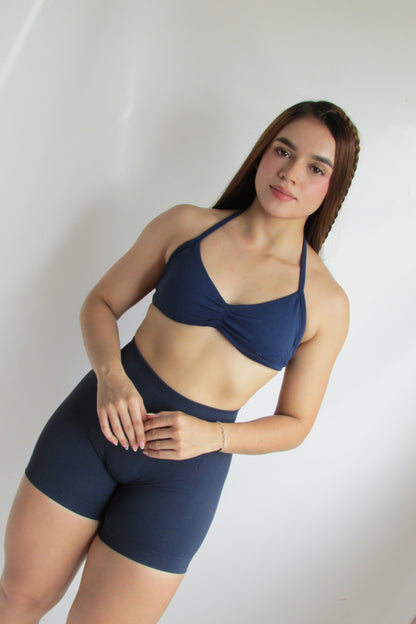 Short Tendencia Azul Marino