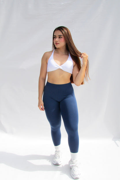 Leggins V Azul Marino