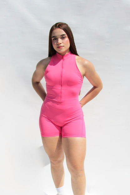 Enterizo Cierre Fucsia