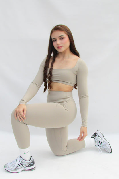 Set Marie Leggins Camel