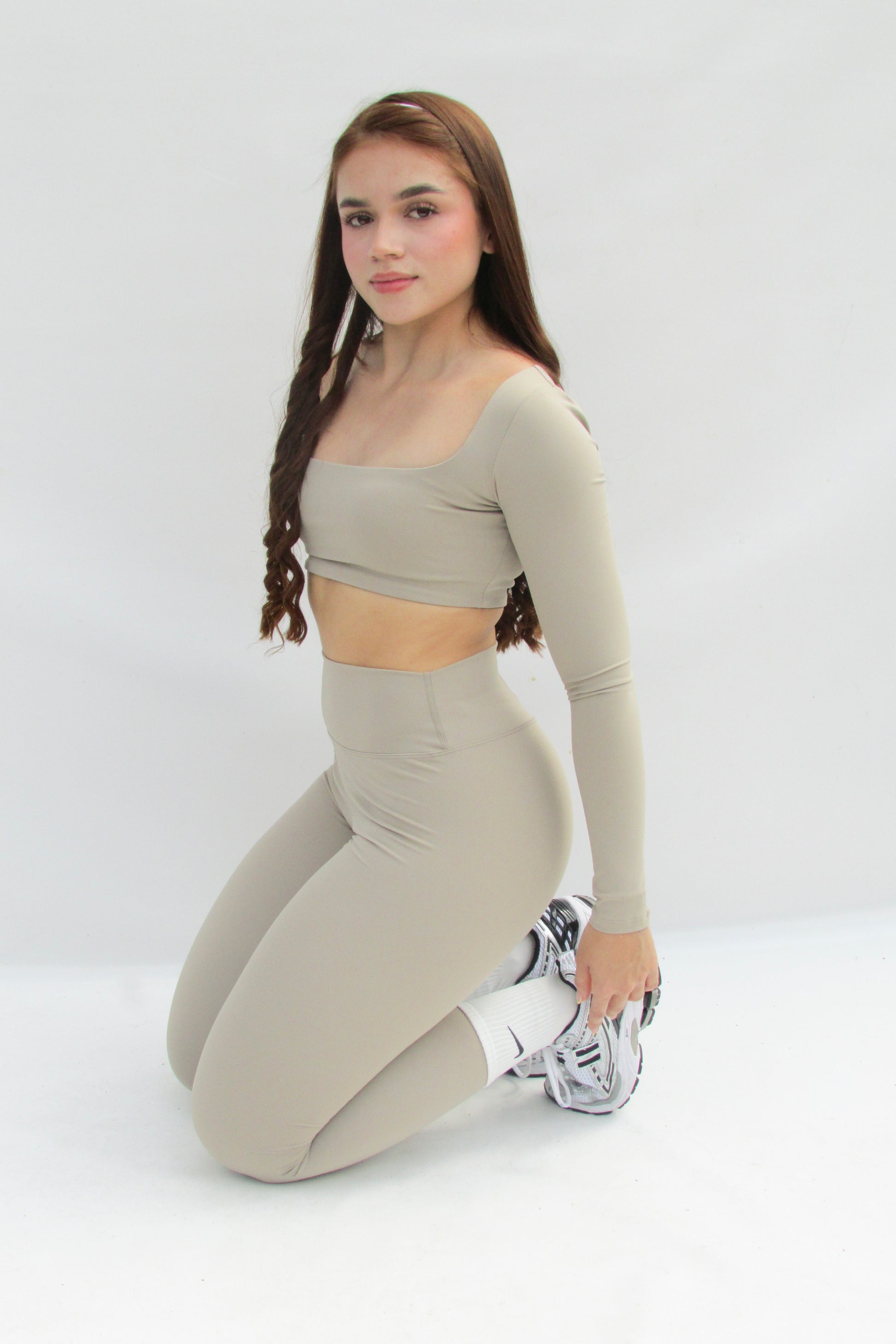 Set Marie Leggins Camel