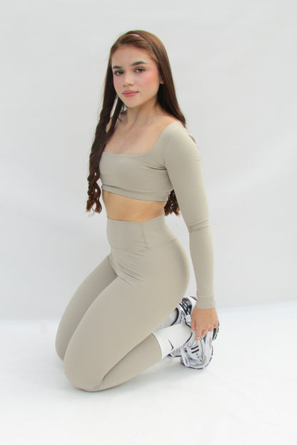 Set Marie Leggins Camel
