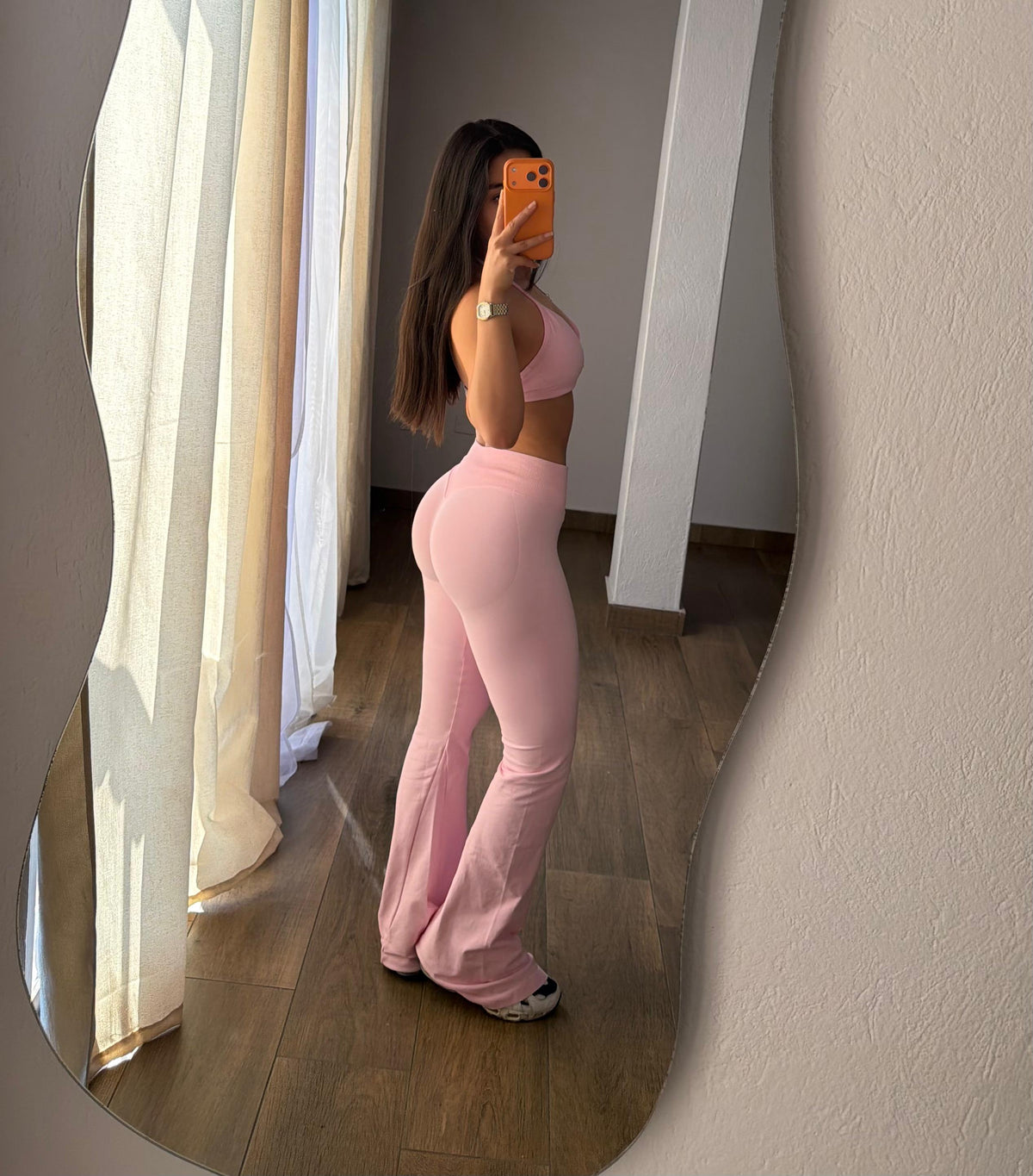 Leggins Bota Campana Rosa