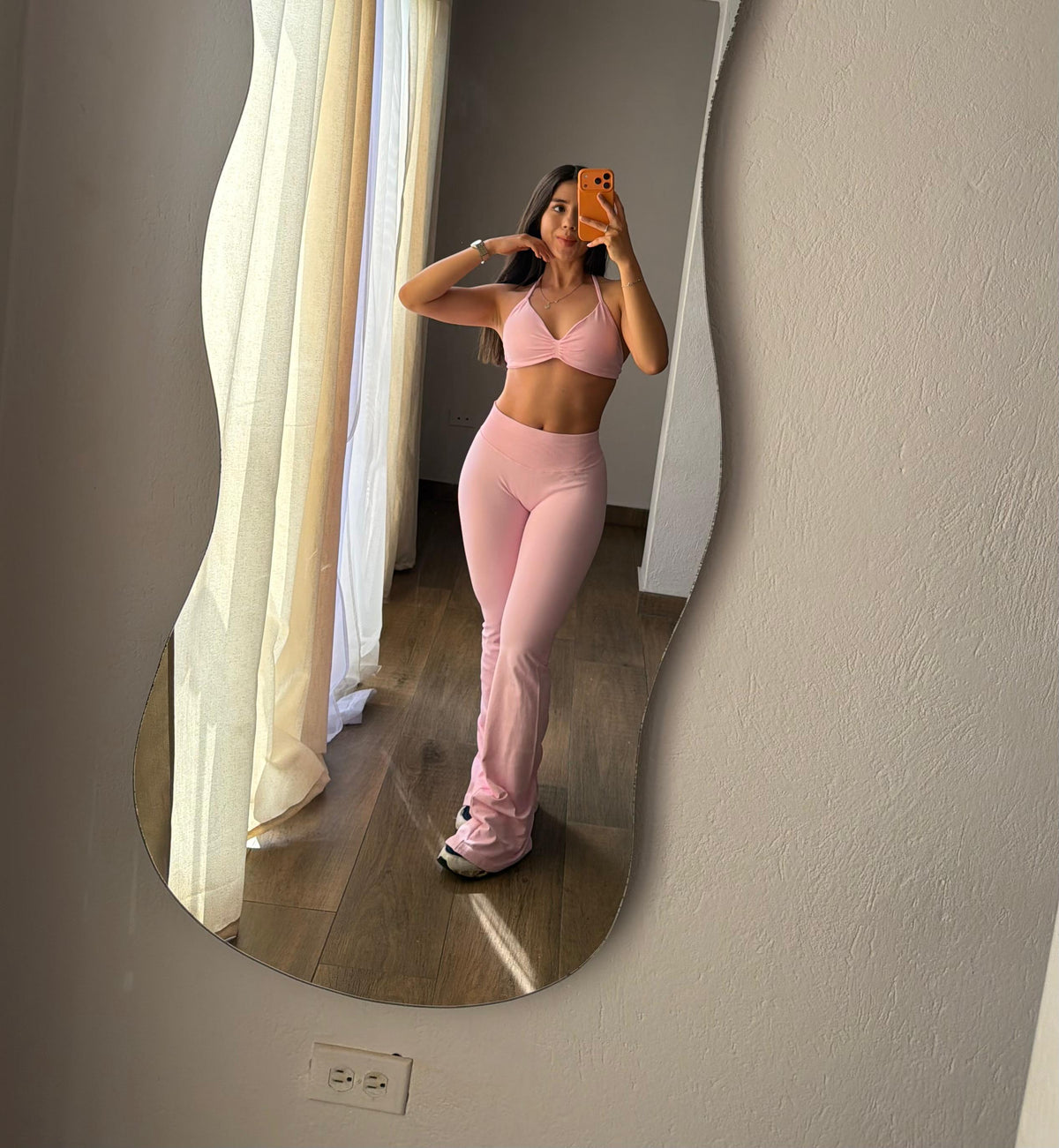 Leggins Bota Campana Rosa