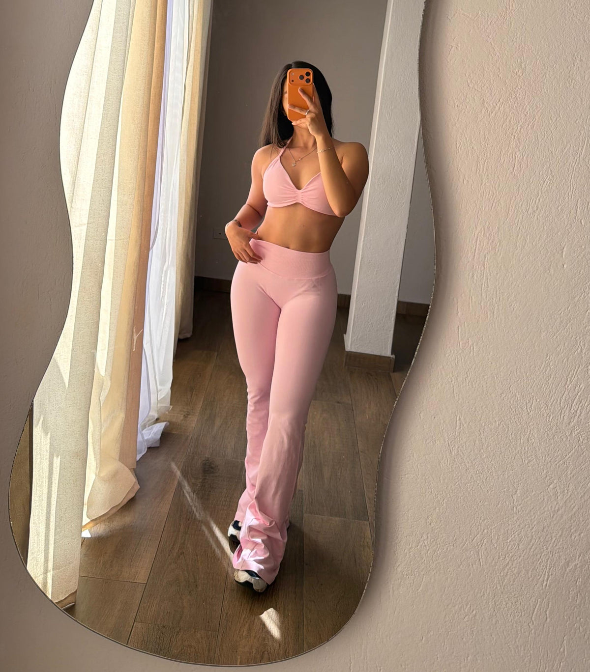 Leggins Bota Campana Rosa