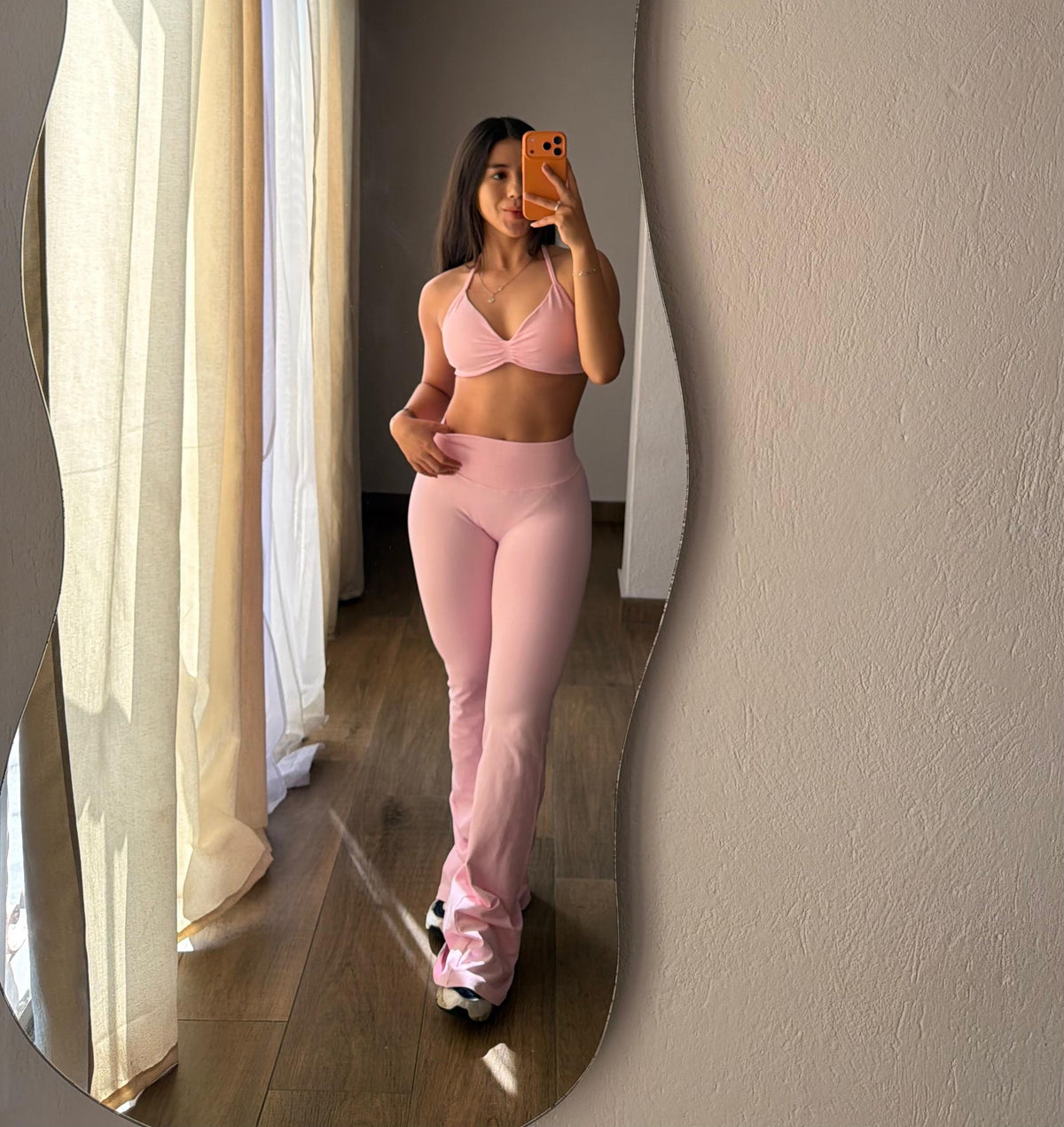 Leggins Bota Campana Rosa